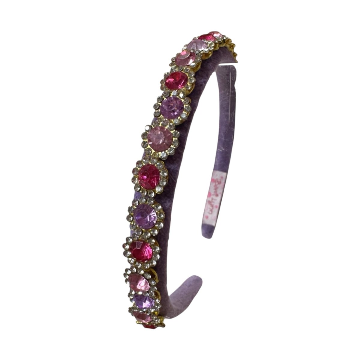 JEWEL STONE VELVET THIN HEADBAND (PREORDER) - BARI LYNN
