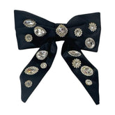 JEWEL VELVET BIG BOW CLIP (PREORDER) - CLIPS