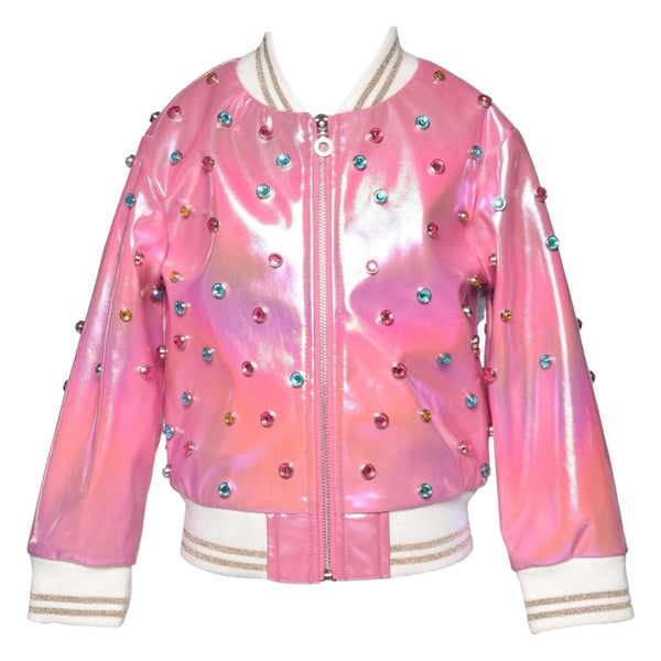 ジャケット・アウター muguet Heart pocket leather jacket PINK ジャケット・アウター muguet Heart pocket leather jacket pink