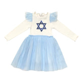 JEWISH STAR FRILL TUTU DRESS - DRESSES