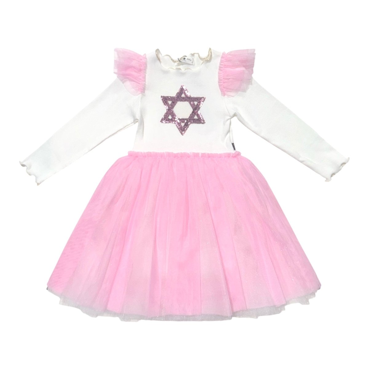 JEWISH STAR FRILL TUTU DRESS - PETITE HAILEY