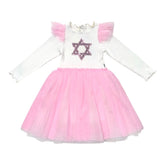 JEWISH STAR FRILL TUTU DRESS - PETITE HAILEY