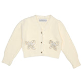 JOELLE BOW CARDIGAN - MINI DREAMERS