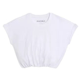 JOJO BUBBLE CROP TOP - SHORT SLEEVE TOPS