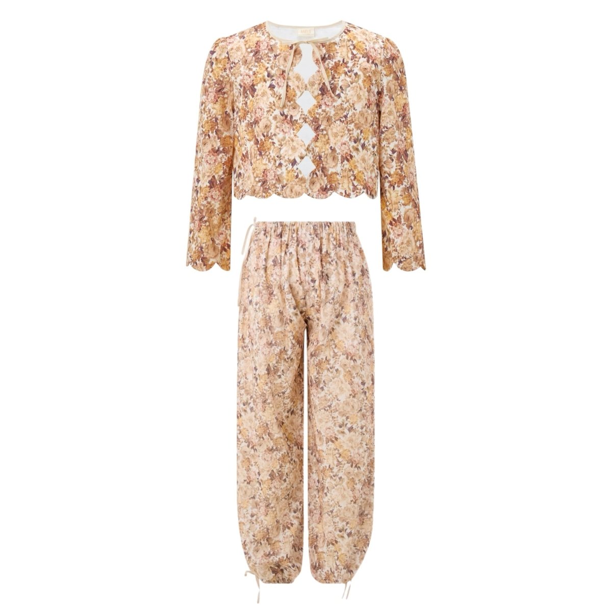 JOSETTE TOP AND BALLOON PANTS SET (PREORDER) - MARLO