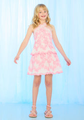 JOSIE EMBROIDERED HALTER DRESS (PREORDER) - DRESSES