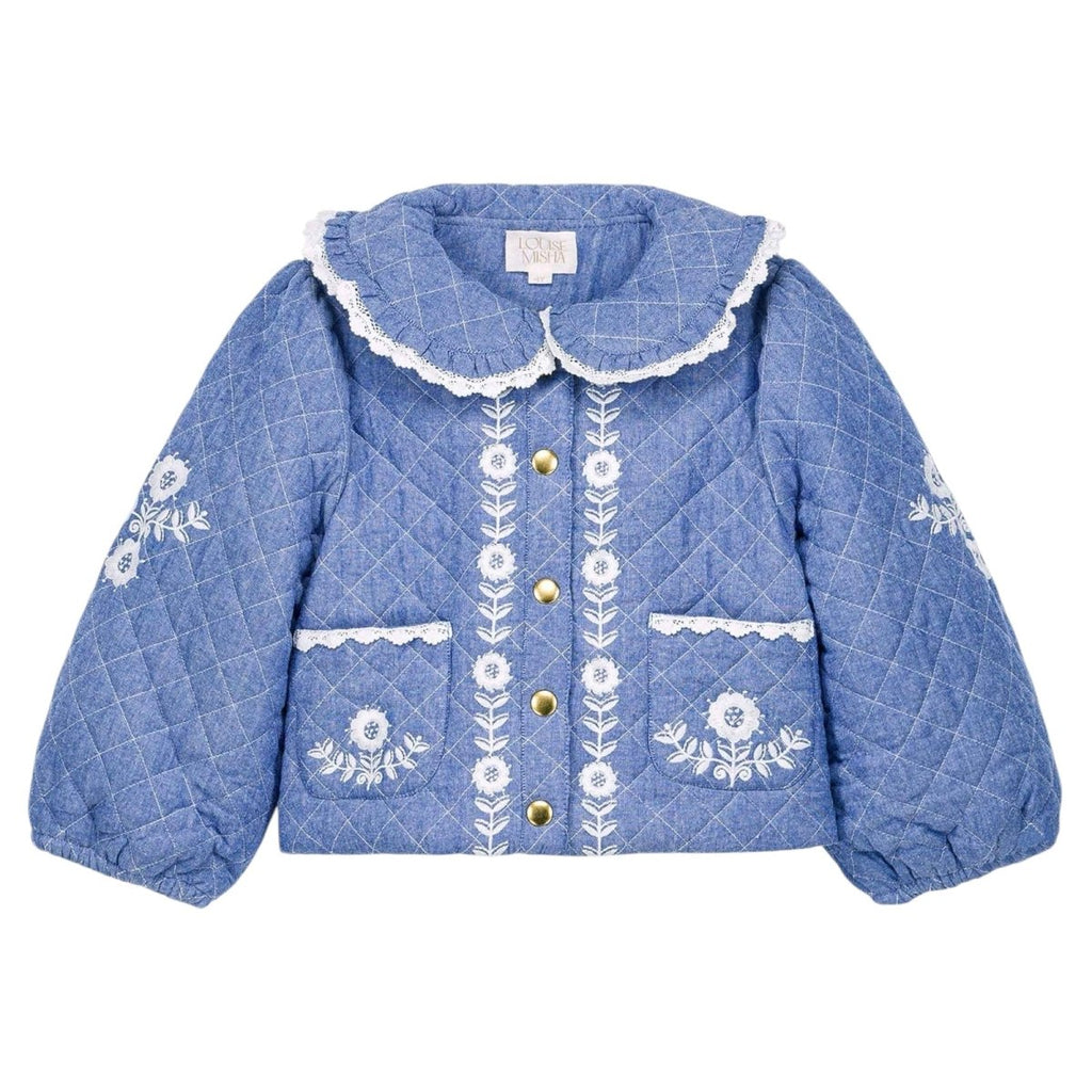 JOULIANA CHAMBRAY COAT by LOUISE MISHA KIDS | Kids Fashion | Mini