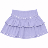 JULIE LACE RUFFLE SKIRT - KATIE J NYC