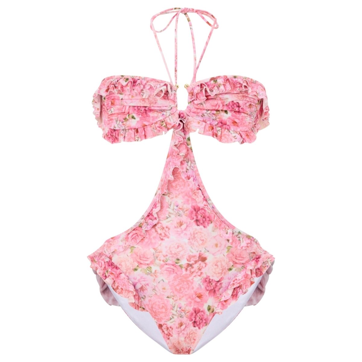 JULIETTA FLORAL CUTOUT ONE PIECE BIKINI (PREORDER) - MARLO