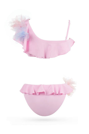 JUNIA TULLE ONE SIDED TWO PIECE BIKINI (PREORDER) - NESSI BYRD