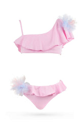 JUNIA TULLE ONE SIDED TWO PIECE BIKINI (PREORDER) - NESSI BYRD