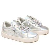 KELLY BEADED IRIDESCENT METALLIC SNEAKERS - MINI DREAMERS