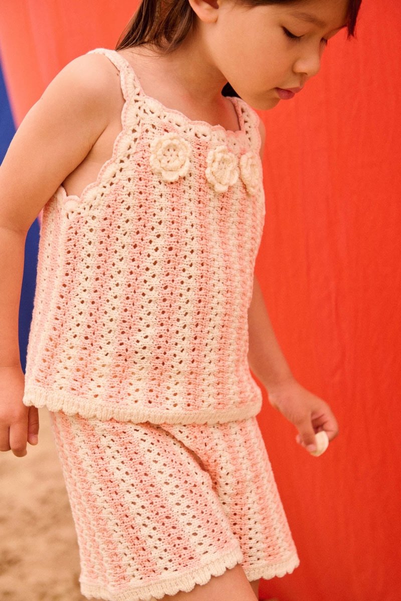 KNITTED LARYA TOP AND MEKYLANE SHORTS SET (PREORDER) - SET