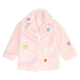 KYLIE SMILE SHERPA COAT - JACKETS