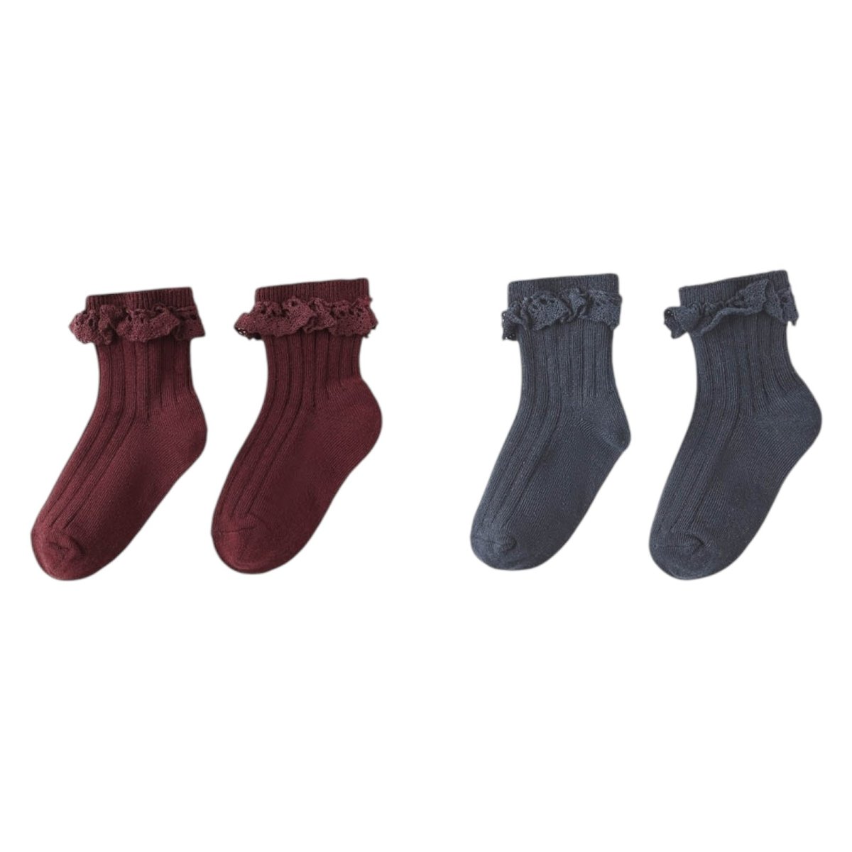 LACE TRIM SOCKS - RYLEE + CRU