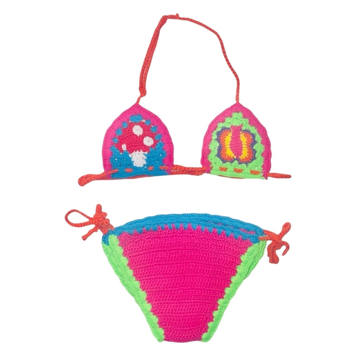 LALLY CROCHET TWO PIECE BIKINI - TWO PIECE BIKINI