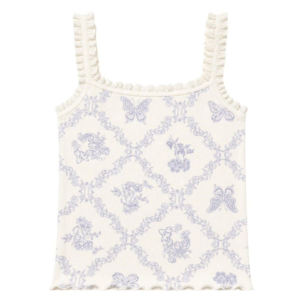 LAVENDER GARDEN SUSAN TANK TOP by KATIE J NYC | Kids Fashion