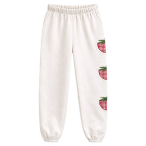 LEAH STRAWBERRY SWEATPANTS - KATIE J NYC - SWEATPANTS