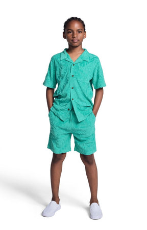LEAVES TERRY SHORTS (PREORDER) - SHORTS
