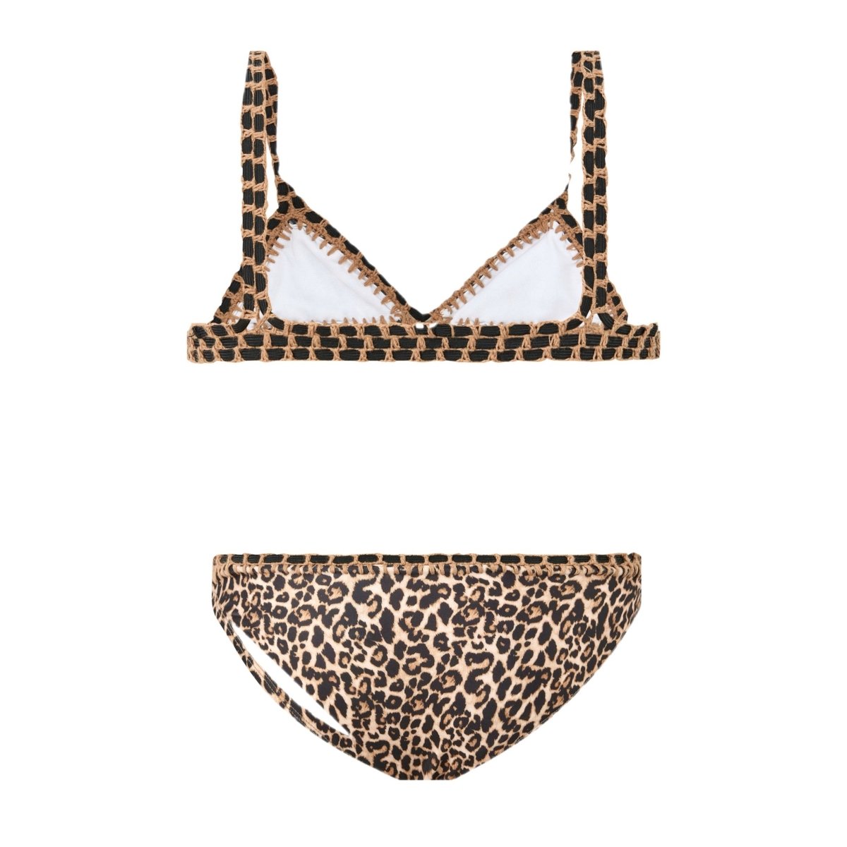 LEONA LEOPARD TWO PIECE SPORTY BIKINI (PREORDER) - MARLO