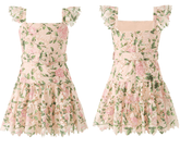 LEONORA EMBROIDERED FLORAL MINI DRESS (PREORDER) - MARLO