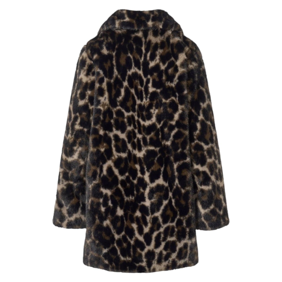 LEOPARD FAUX FUR HERA COAT (PREORDER) - MOLO