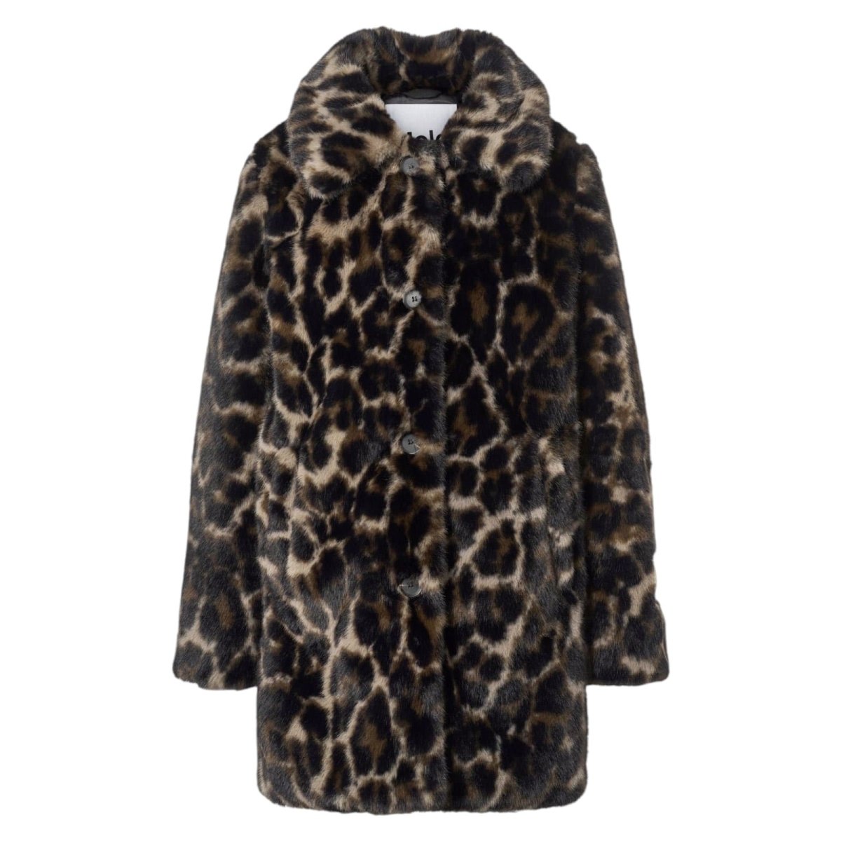 LEOPARD FAUX FUR HERA COAT (PREORDER) - MOLO