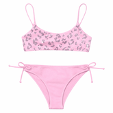 LEOPARD STRASS JAIDEN TWO PIECE BIKINI - MC2 SAINT BARTH KIDS