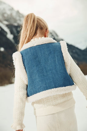 LIBRANA REVERSIBLE STONE VEST - VESTS