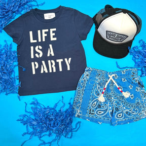 LIFE IS A PARTY TSHIRT - SOL ANGELES KIDS