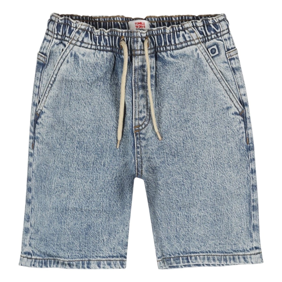 LIGHT VINTAGE WASH DENIM SHORTS (PREORDER) - TUMBLE 'N DRY