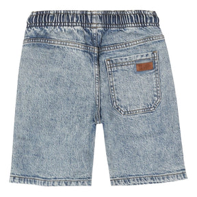 LIGHT VINTAGE WASH DENIM SHORTS (PREORDER) - SHORTS
