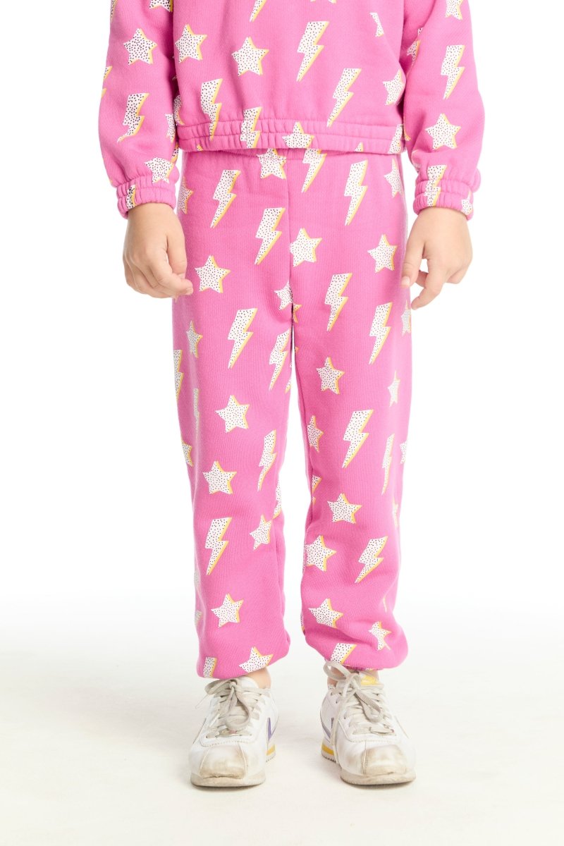 LIGHTNING AND STARS SWEATPANTS (PREORDER) - CHASER KIDS