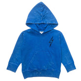 LIGHTNING BOLT ENZYME DISTRESSED HOODIE - HOODIES