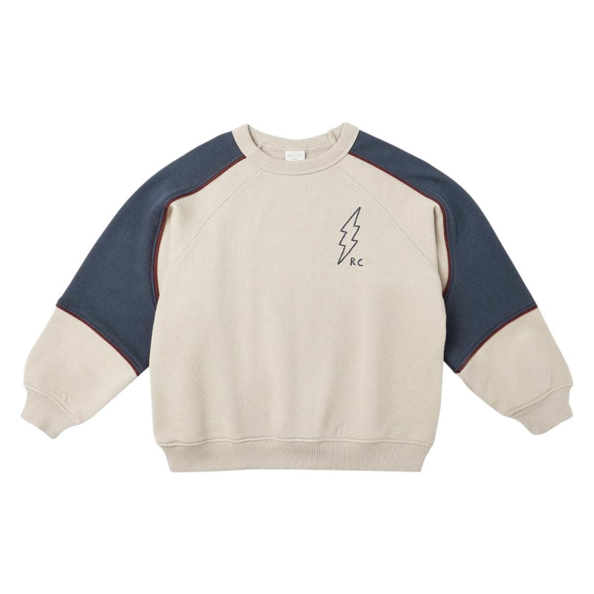 LIGHTNING BOLT PANELED SWEATSHIRT - SWEATERS