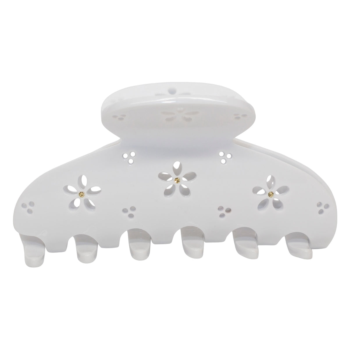 BLANC PETAL EYELET LIL EFFING CLAW CLIP - EMI JAY - CLIPS