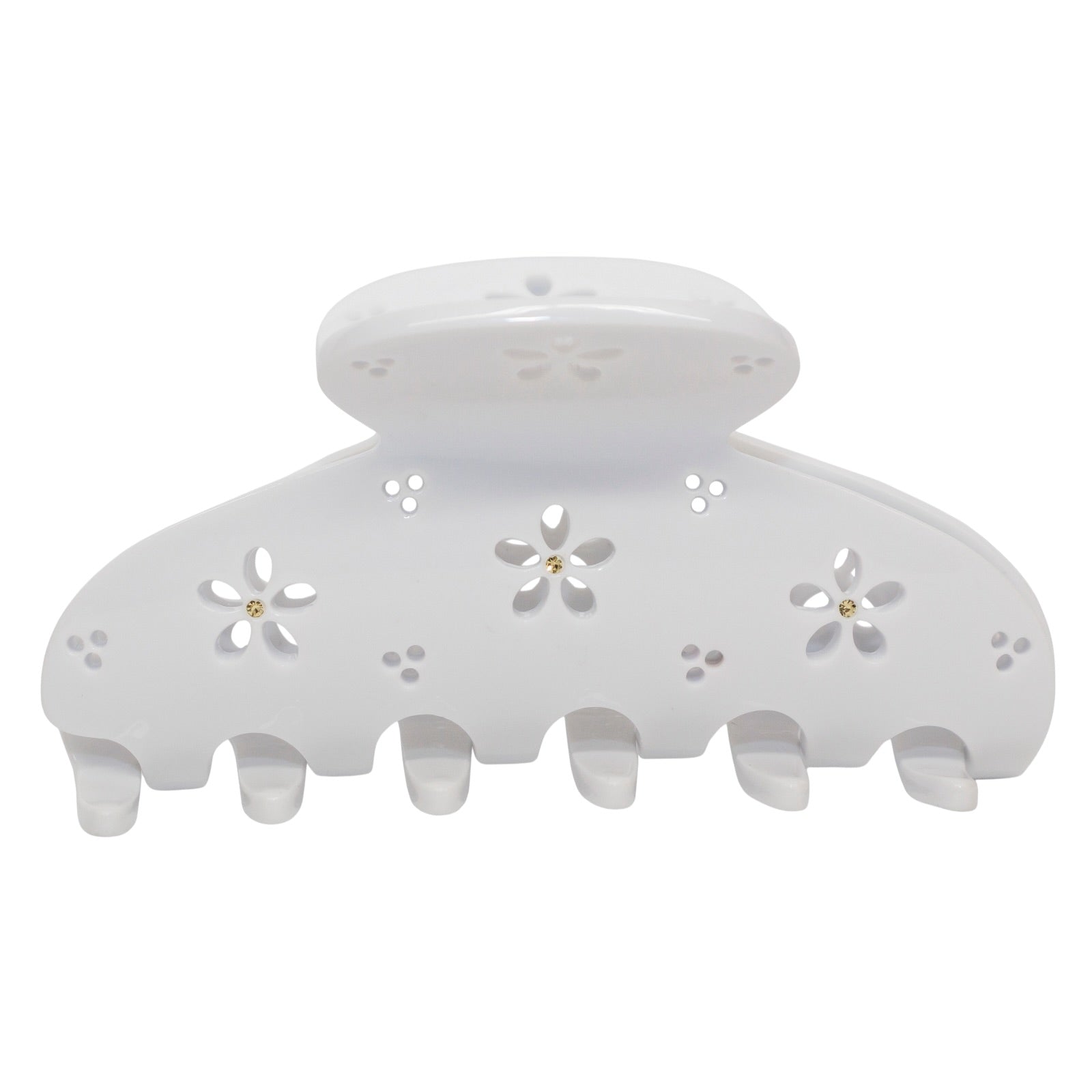 BLANC PETAL EYELET LIL EFFING CLAW CLIP - EMI JAY - CLIPS