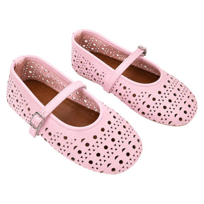LILY EYELET FLATS - MINI DREAMERS - FLATS