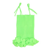 LIME BILLIE SMOCKED DRESS - LITTLE PEIXOTO