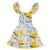 LIMONE SUMMER OPEN BACK DRESS - DRESSES