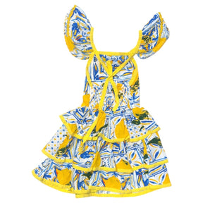 LIMONE SUMMER OPEN BACK DRESS - DRESSES