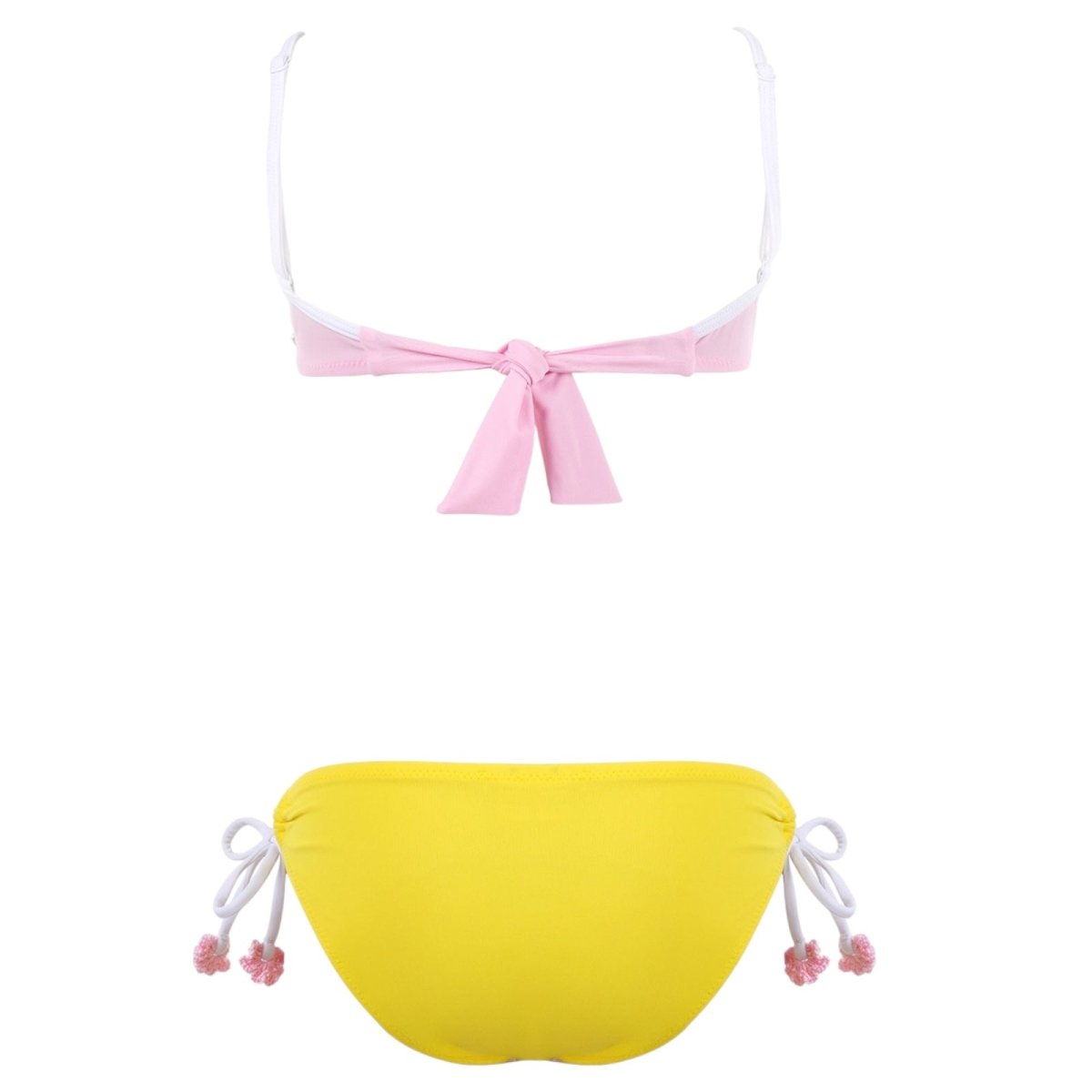 LIORA FLORAL CROCHET FRINGE TWO PIECE BIKINI - NESSI BYRD