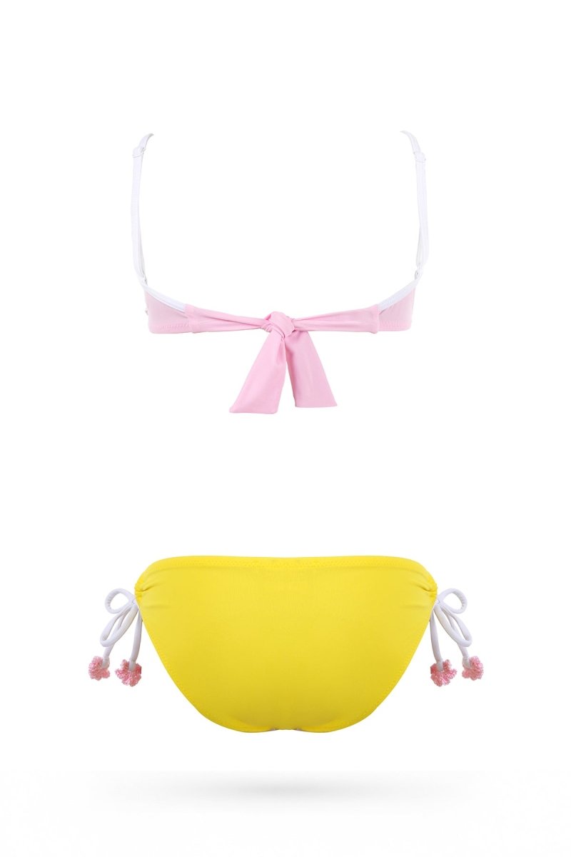 LIORA FLORAL CROCHET FRINGE TWO PIECE BIKINI (PREORDER) - NESSI BYRD