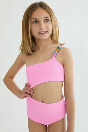 LITTLE BRYNN BEADED ONE PIECE SWIMSUIT (PREORDER) - BEACH RIOT KIDS