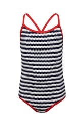 LITTLE JULIA STRIPE ONE PIECE SWIMSUIT (PREORDER) - BEACH RIOT KIDS