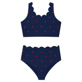 LITTLE MADISON BEA STAR SPANGLED SEA TWO PIECE BIKINI (PREORDER) - BEACH RIOT KIDS