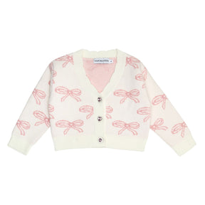 LOLA BOW CARDIGAN - MINI DREAMERS