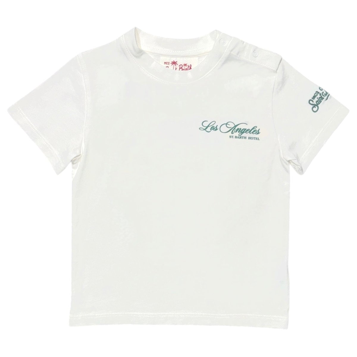 LOS ANGELES ST BARTH HOTEL PORTLAND TSHIRT - MC2 SAINT BARTH KIDS