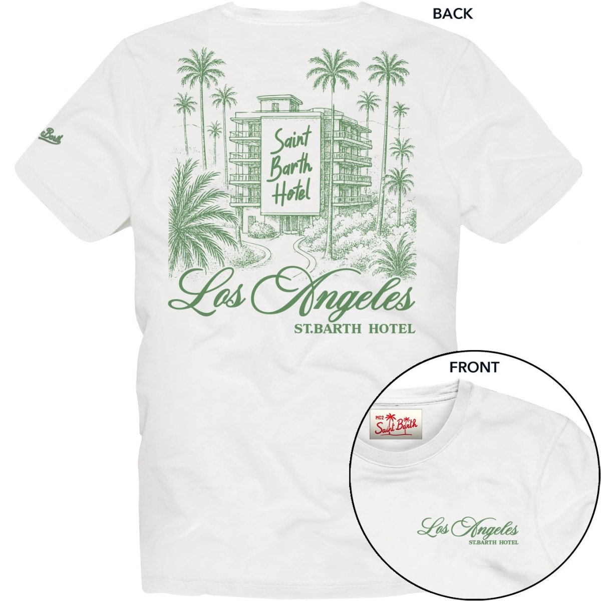 LOS ANGELES ST BARTH HOTEL PORTLAND TSHIRT (PREORDER) - MC2 SAINT BARTH KIDS