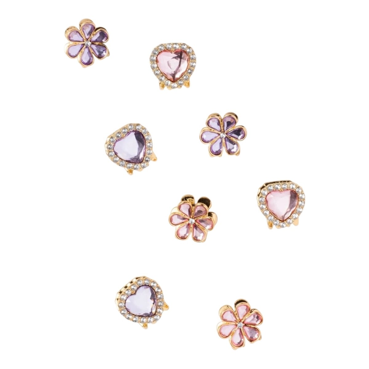 LOVE IN BLOOM JEWELED MINI HAIR CLIPS (PREORDER) - CLIPS